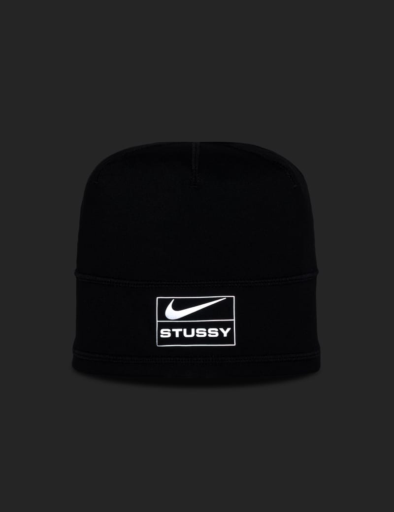 Nike Nike x Stüssy Beanie - Reflective co-branded black beanie