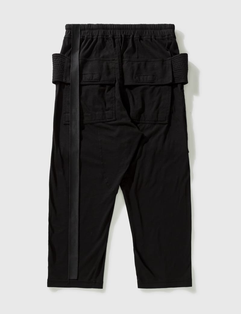 RICK OWENS DRKSHDW Creatch Cargo Pants men Size L Black from