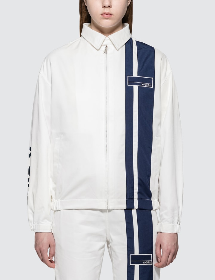 X-Girl - Pit Crew Jacket | HBX - Globally Curated Fashion and Lifestyle ...