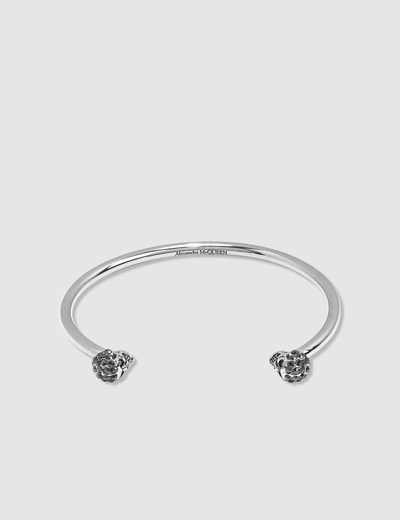 Alexander McQueen - Twin Skull Bracelet | HBX