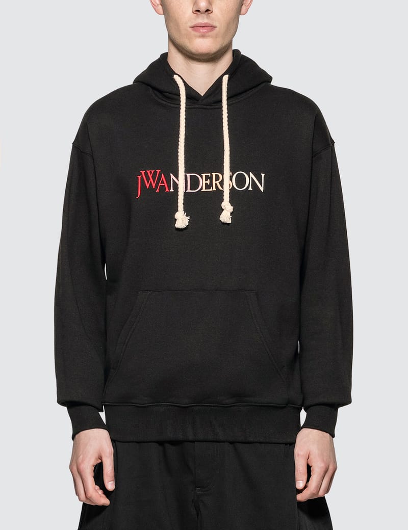 肩幅54cm新品 J.W.ANDERSON Logo embroidery hoodie