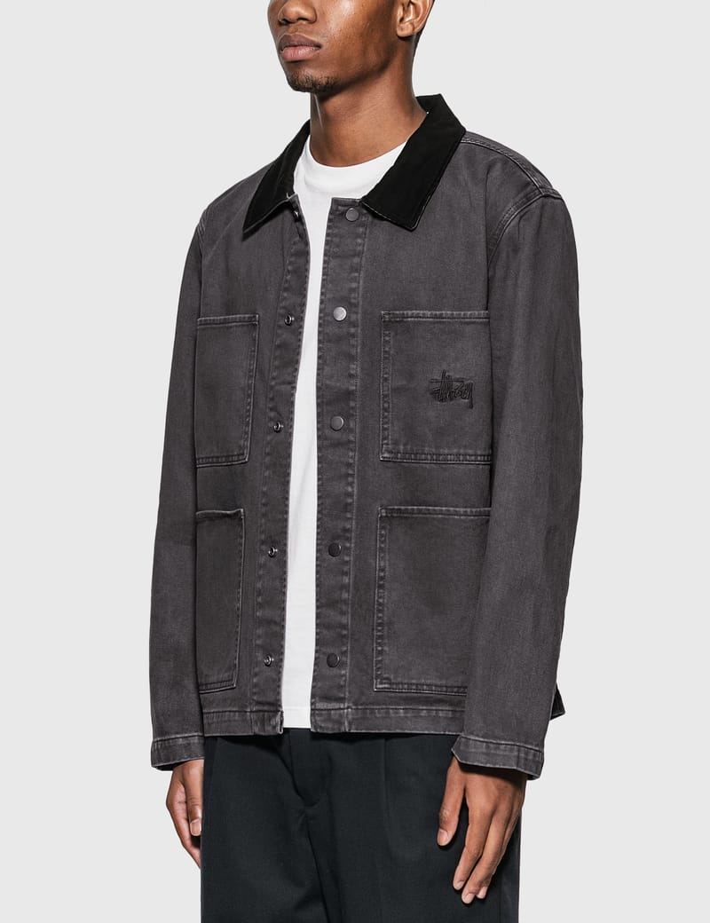 Stüssy - Heavy Wash Chore Jacket | HBX - Globally Curated Fashion