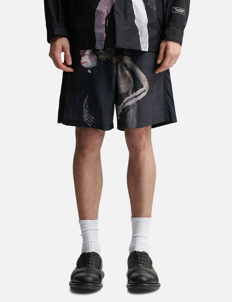Prada - Side Zip Detail Nylon Shorts | HBX - ハイプビースト ...