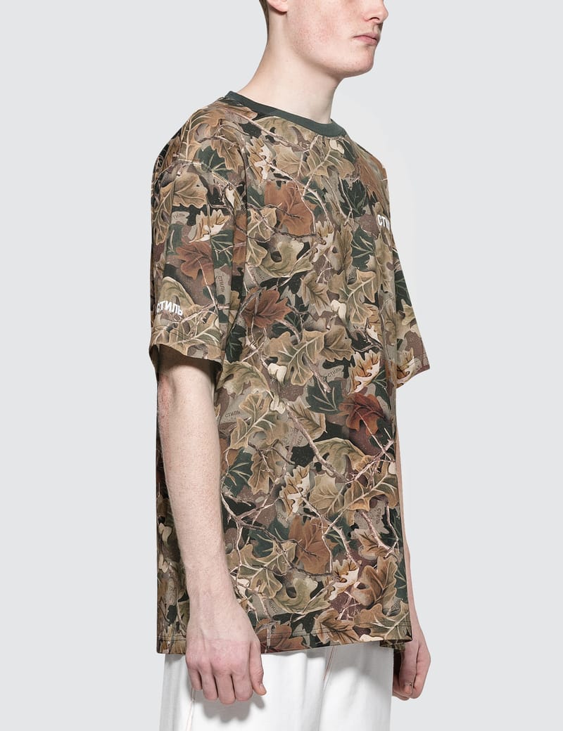 Tシャツ・カットソー Heron Preston \"Camo Flaming\" t-shirt Heron Preston - P.figure Camo T-Shirt | HBX - Globally