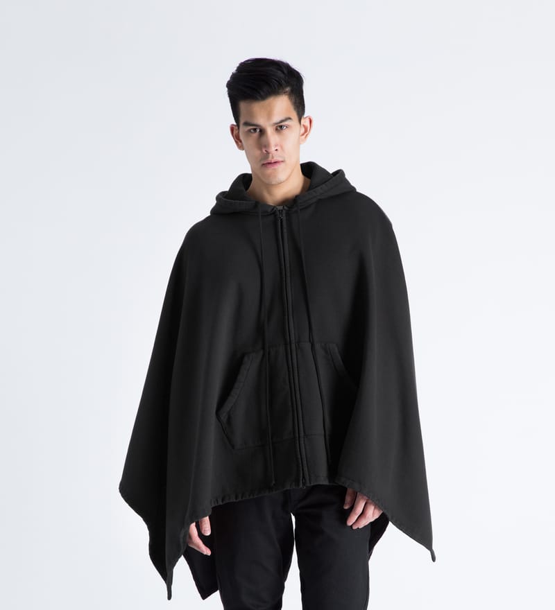 UNUSED - Black Poncho Sweater | HBX