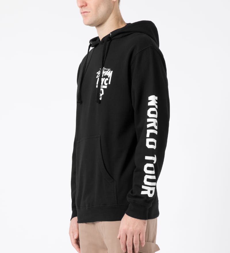 Stüssy - Black NYC Skull Tour Hoodie | HBX - Globally Curated