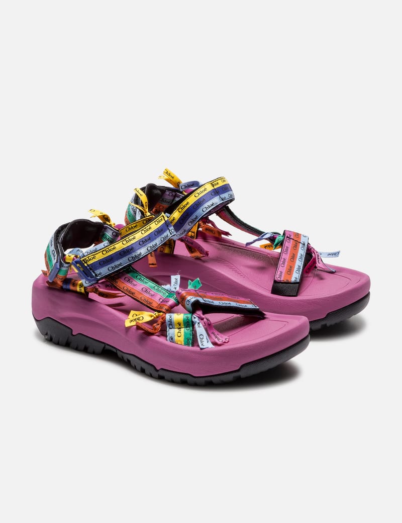 Chloé - Chloé X Teva ハリケーン XLT2 アンプソール フラットサンダル