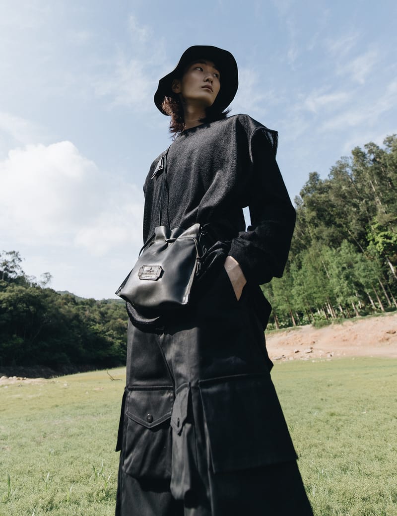 【最終値下げ】Professor.E 21ss drawstring bag Professor.E - Drawstring Bag 2 In 1 | HBX