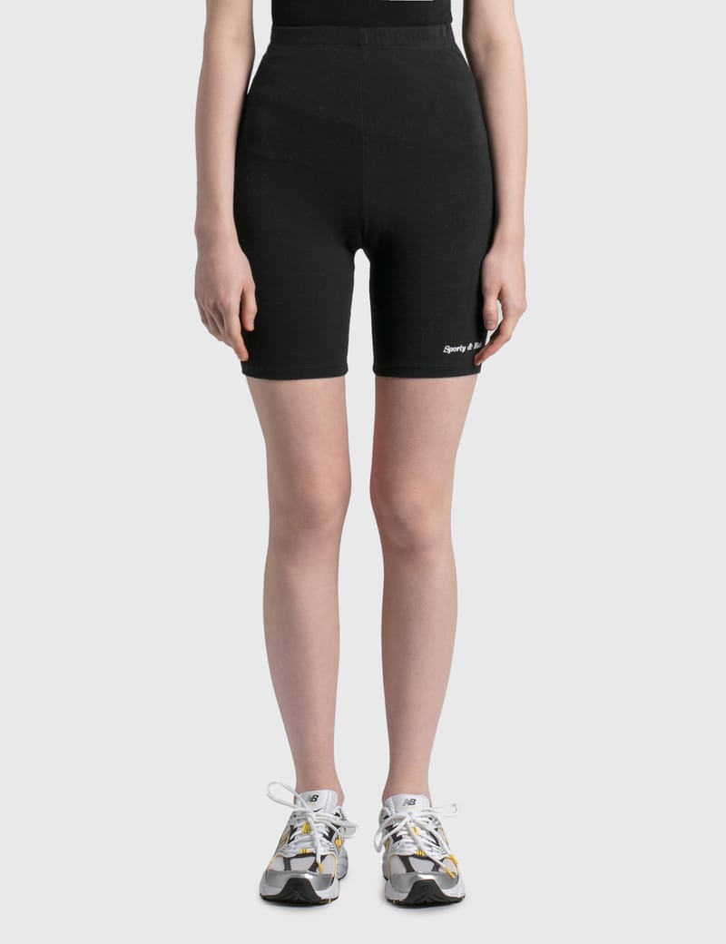 Sporty & Rich - Classic Logo Biker Shorts | HBX