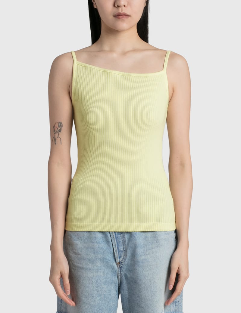 AGOLDE PRIYA ASYMMETRIC TANK HBX Globally Curated Fashion