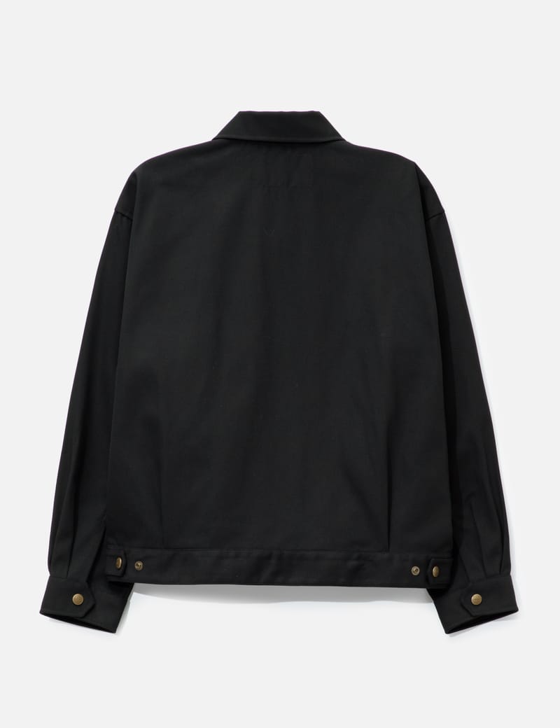 NEIGHBORHOOD Zip Work Jacket - Durable T/C twill jacket with chain