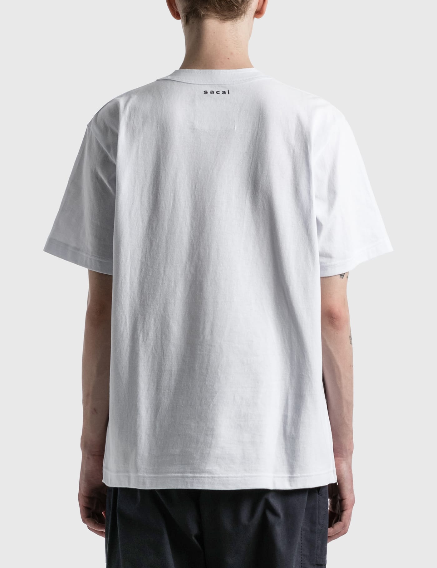 Sacai - サイド ジップ コットン Tシャツ | HBX - ハイプビースト 