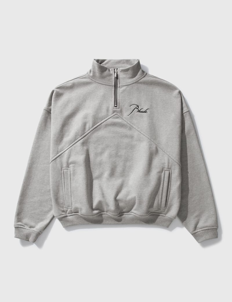 Rhude - Quarter Zip Sweatshirt | HBX - Globally Curated Fashion