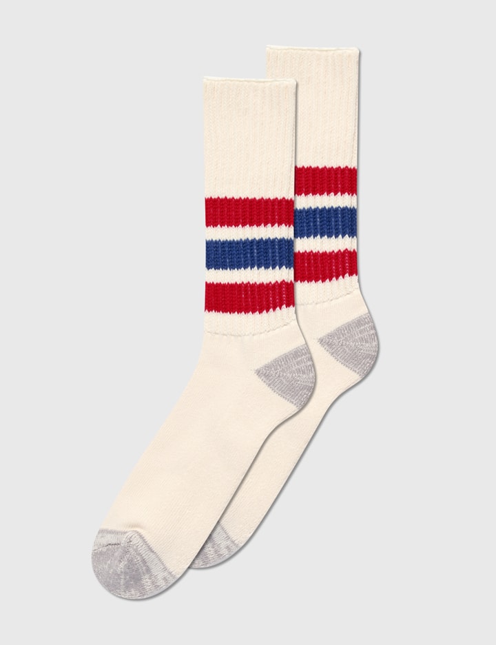 ROTOTO - Coarse Ribbed Old School Crew Socks | HBX - Globally Curated ...