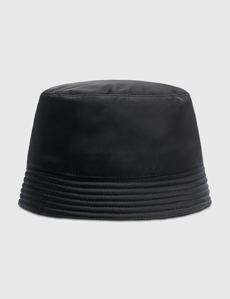 Prada - Prada Logo Nylon Bucket Hat | HBX