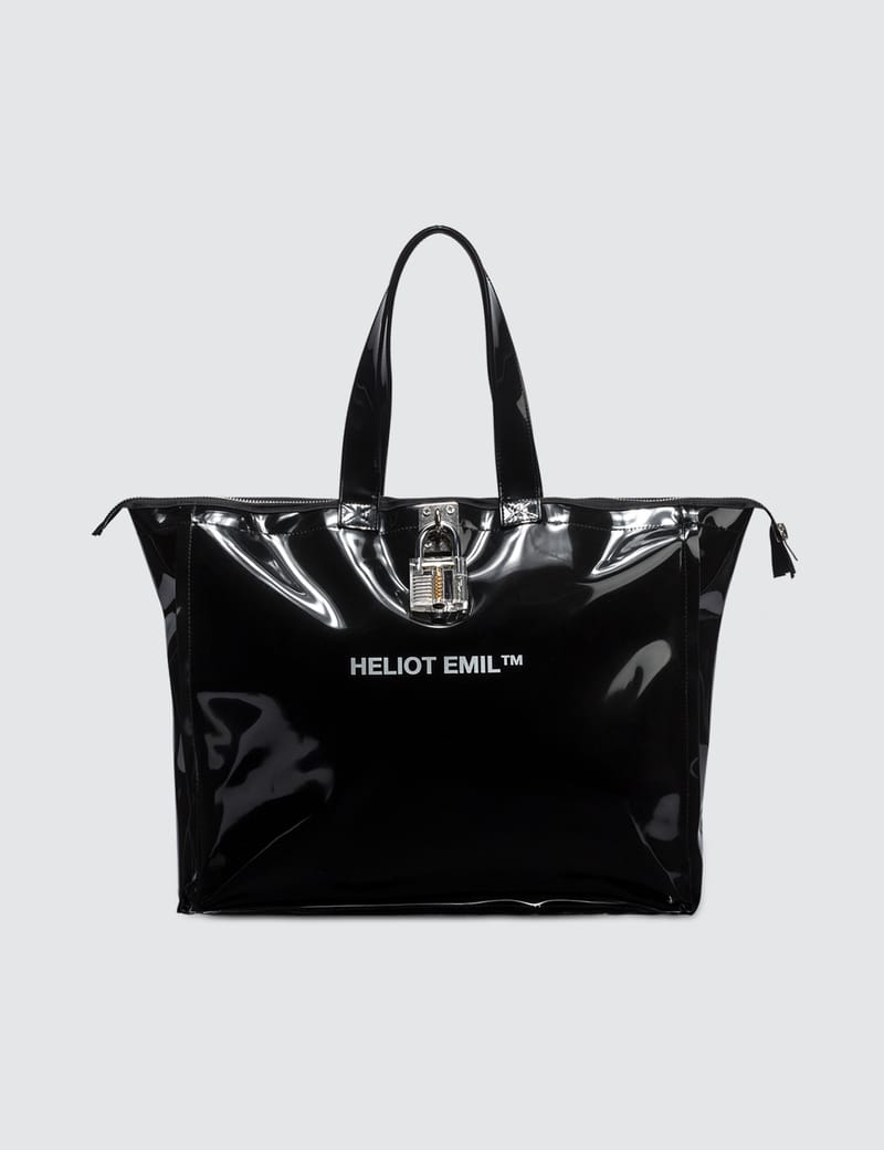 Heliot Emil - Vinyl Tote Bag | HBX - ハイプビースト(Hypebeast)が