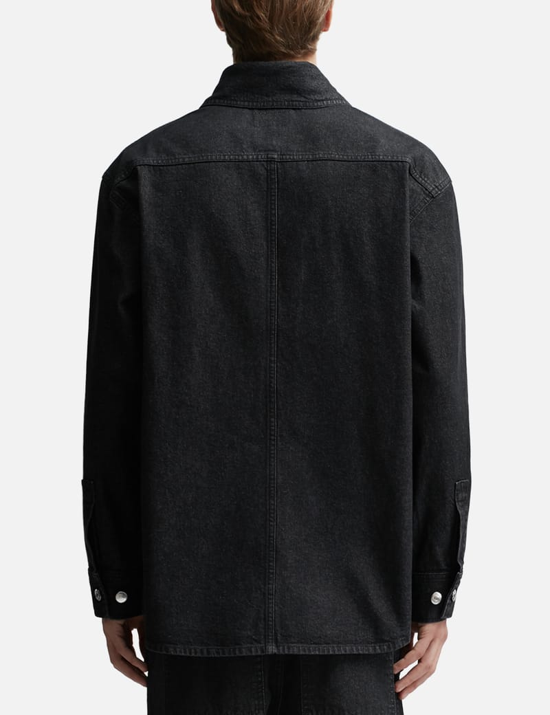 MAISON KITSUNÉ CAFE WORKWEAR JACKET IN CAPPUCCINO | Thred