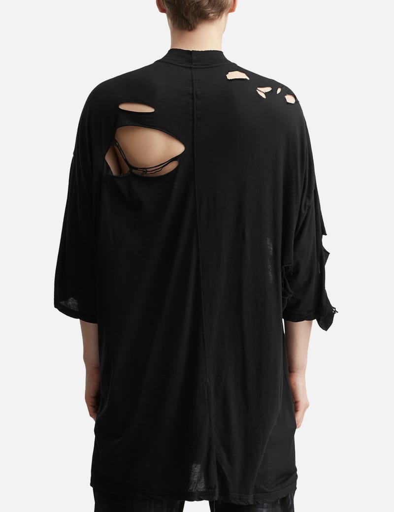 Rick Owens Drkshdw - Hollywood Tommy T In Cotton Gauze