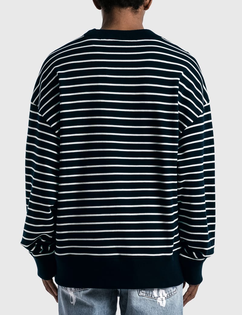 Palm Angels - Bear Stripes Sweatshirt | HBX - Globally Curated