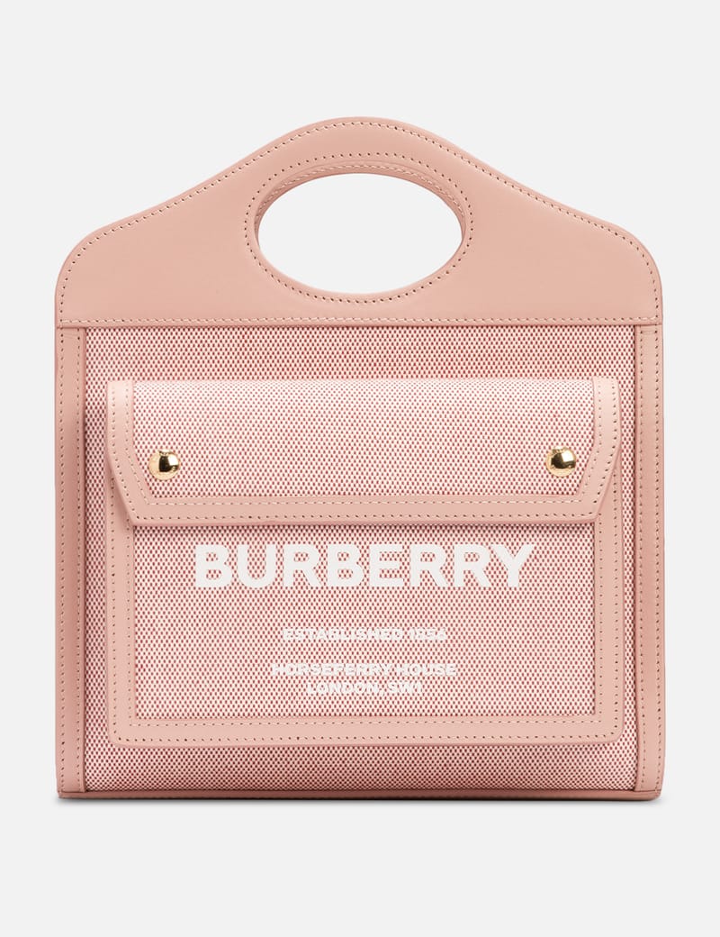 Burberry - ミニ コットンキャンバス&レザー ポケットバッグ | HBX -  ハイプビースト(Hypebeast)が厳選したグローバルファッション&ライフスタイル