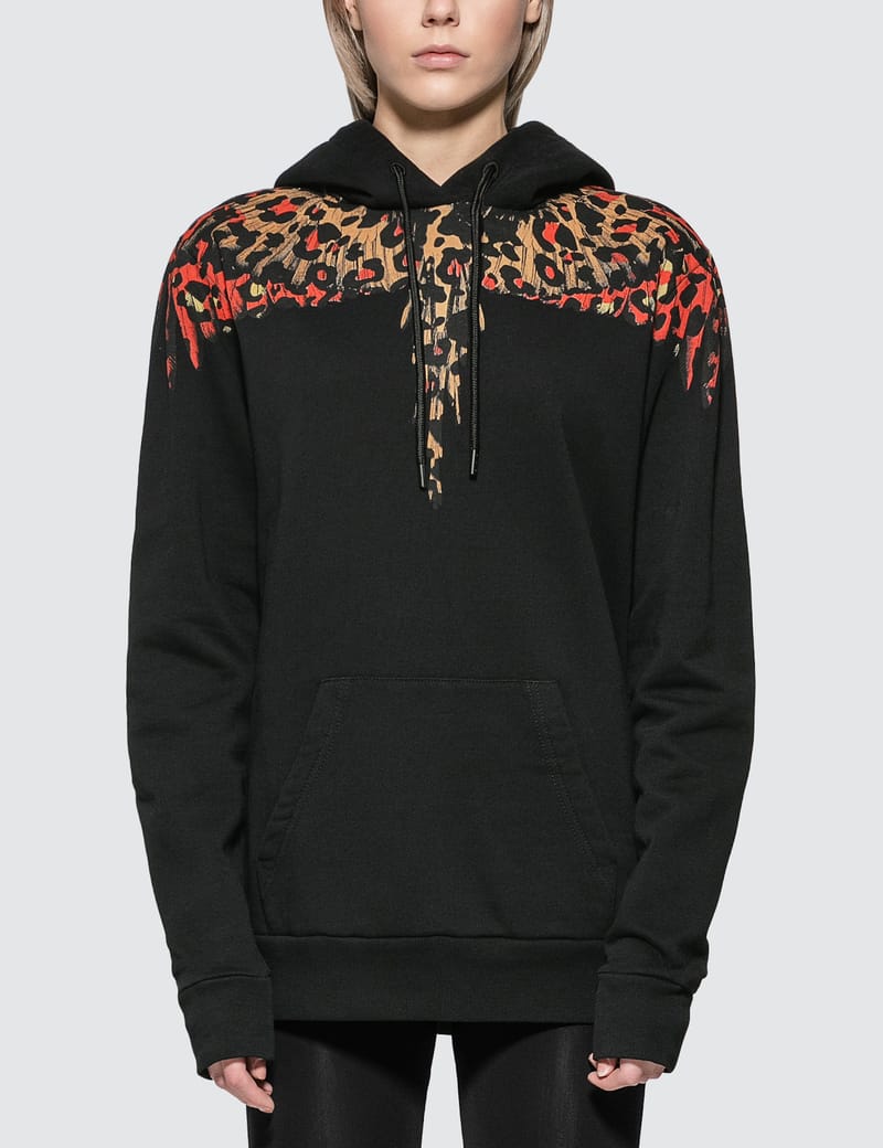 Marcelo Burlon - Leopard Wings Hoodie | HBX - Globally
