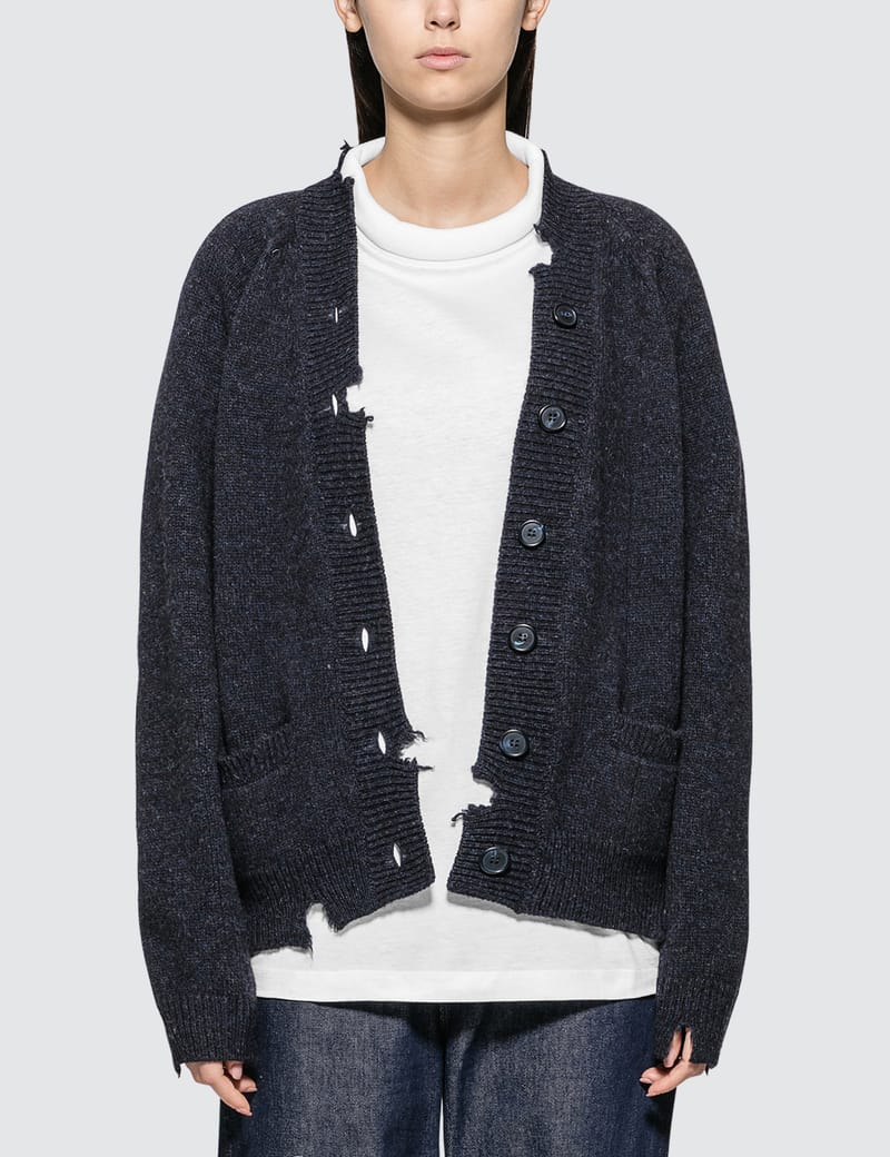 Maison Margiela - Oversized Knit Cardigan | HBX