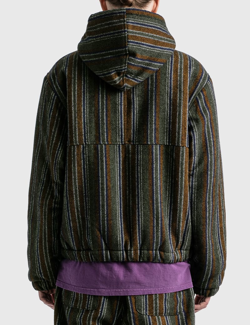 Stüssy - Wool Stripe Work Jacket | HBX - Globally Curated Fashion