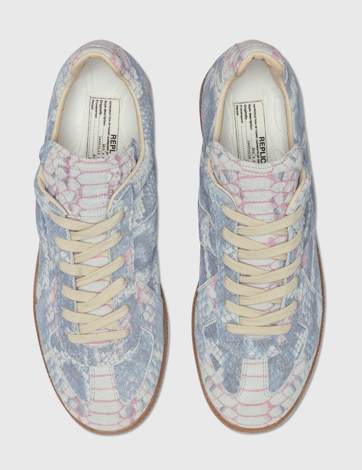 Maison Margiela - Python Print Sneakers | HBX - HYPEBEAST 為您搜羅全球潮流時尚品牌