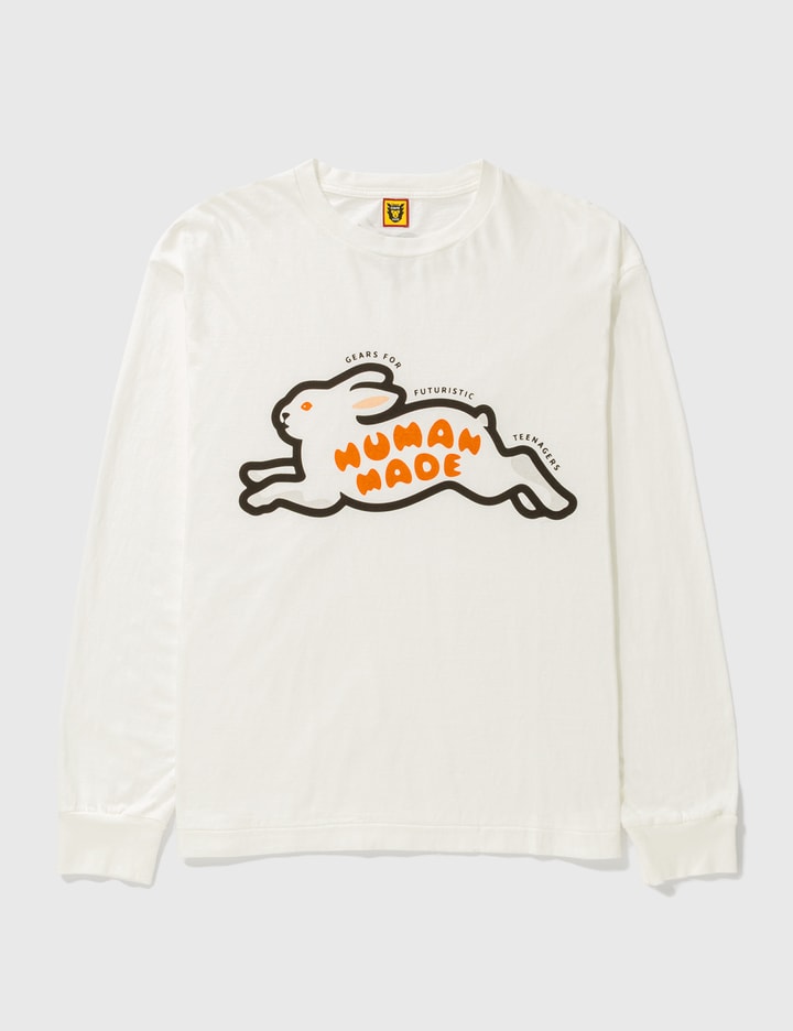 Human Made - Long Sleeve Rabbit T-shirt | HBX - Globally Curated ...