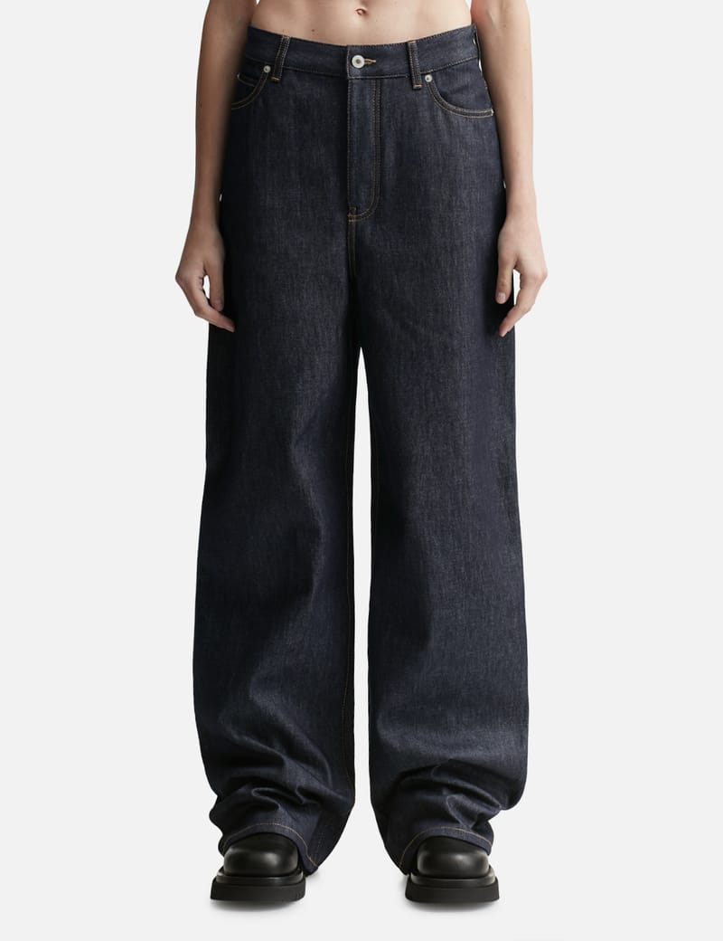 Loewe - HIGH WAISTED JEANS | HBX - Globally Curated Fashion
