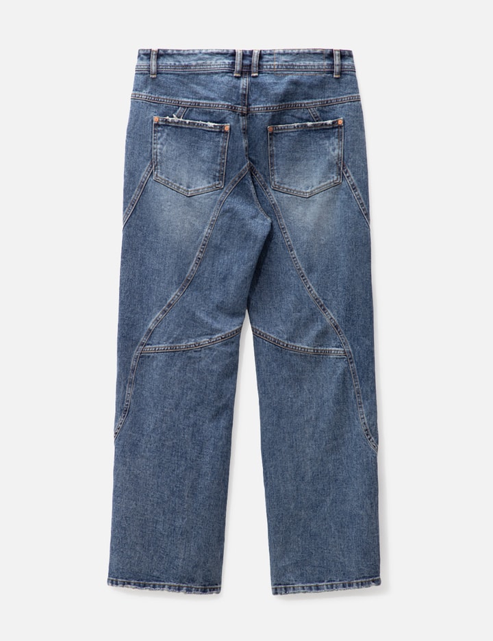 Andersson Bell - BRICK CURVE PANEL WIDE JEANS | HBX - Globally Curated ...