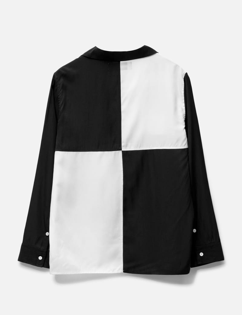 Metalwood Studio Backspin L/s Open Collar Shirt In Black | ModeSens