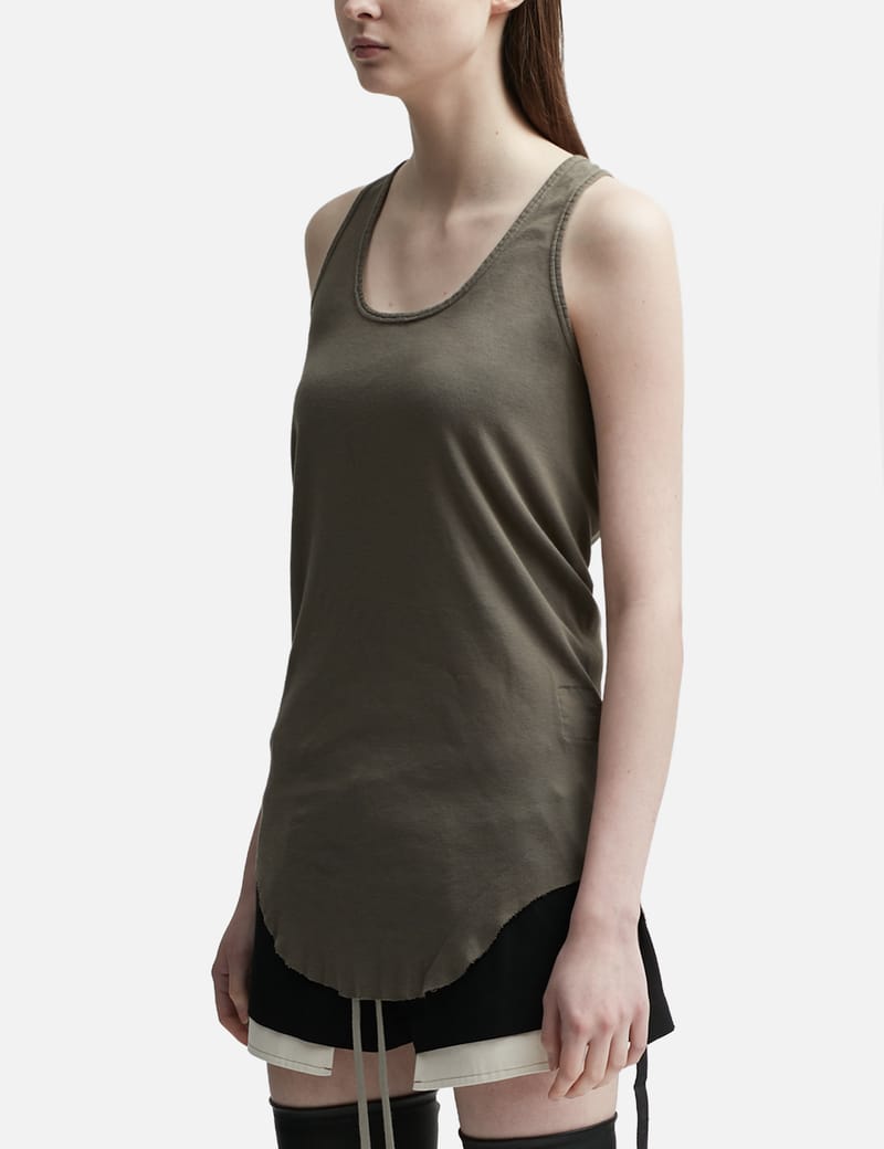 トップス Rick Owens drkshdw Champion tank top RICK OWENS + Champion Embroidered Organic Cotton-Jersey Tank
