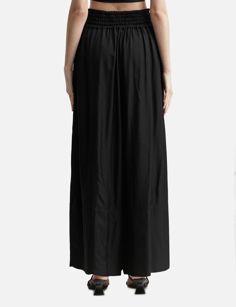 【送料&関税込】Jil Sander Flared Pants JIL SANDER Cropped floral-jacquard flared pants | NET-A-PORTER