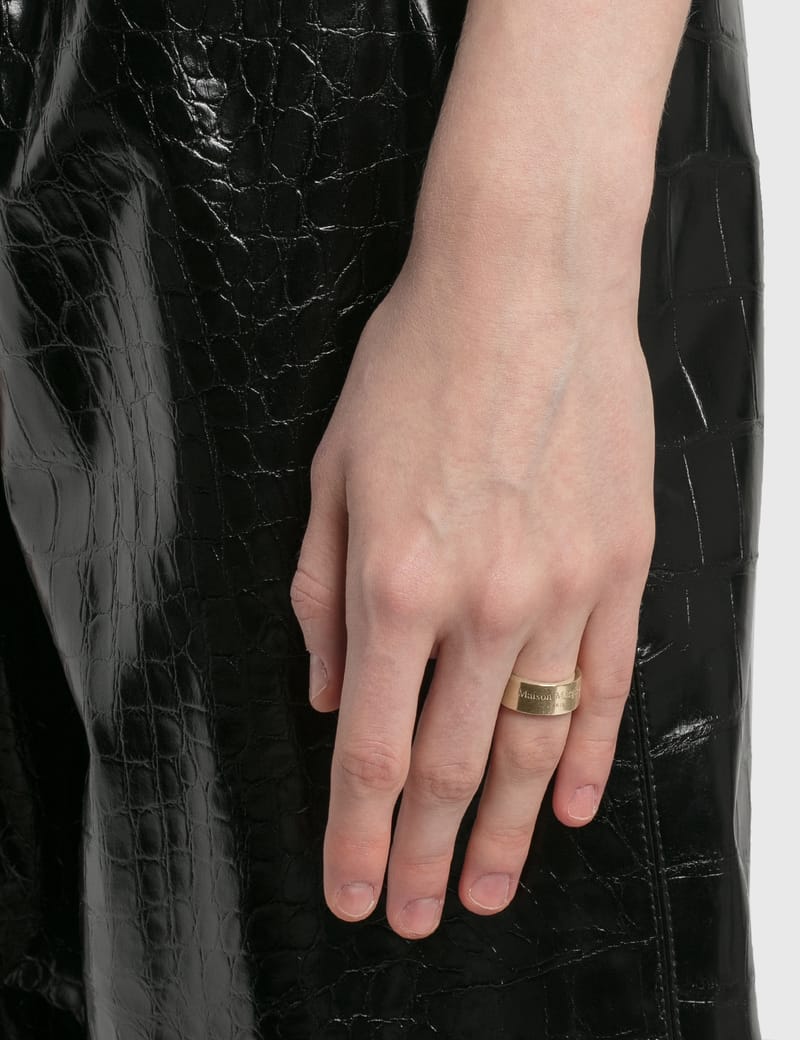 Maison Margiela - Logo Wide Ring | HBX