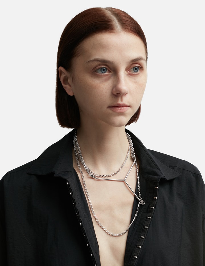 Y/PROJECT - Y MULTI CHAIN NECKLACE | HBX - Globally Curated Fashion and ...