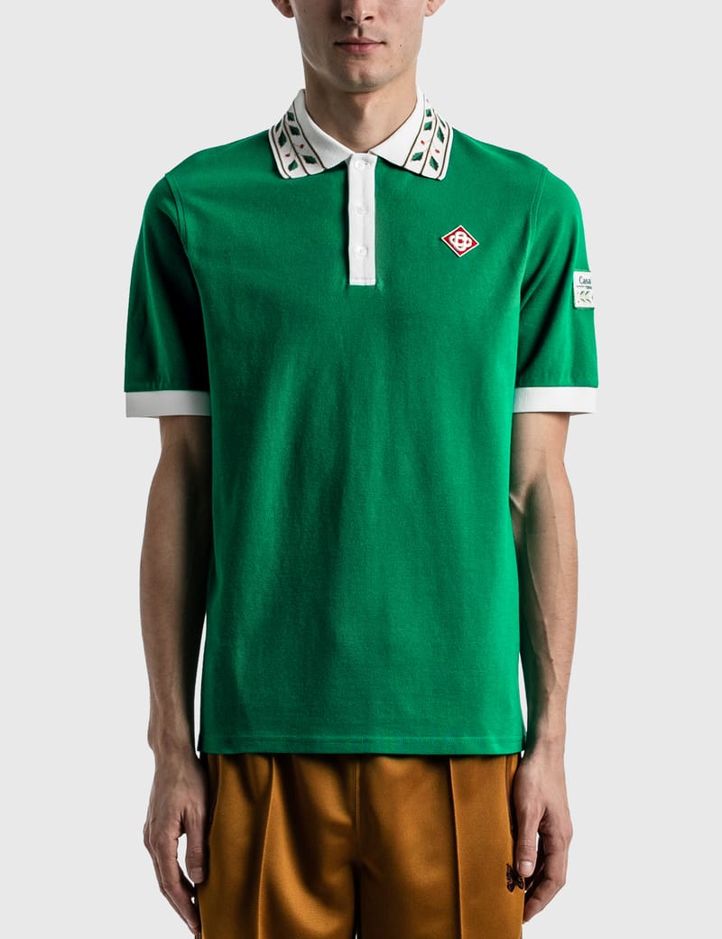 Casablanca - Laurel Classic Polo Shirt | HBX -  ハイプビースト(Hypebeast)が厳選したグローバルファッションu0026ライフスタイル