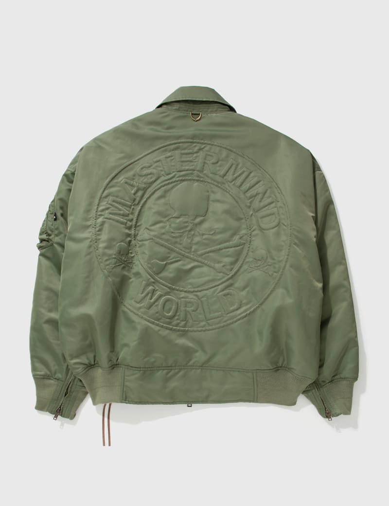 Mastermind World - Nylon Flight Jacket | HBX - Globally Curated