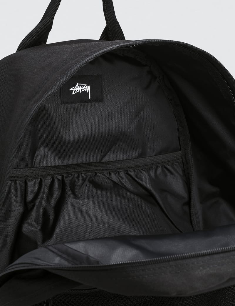 STUSSY Backpack Stock Backpack Men's Black size:30*15*40CM