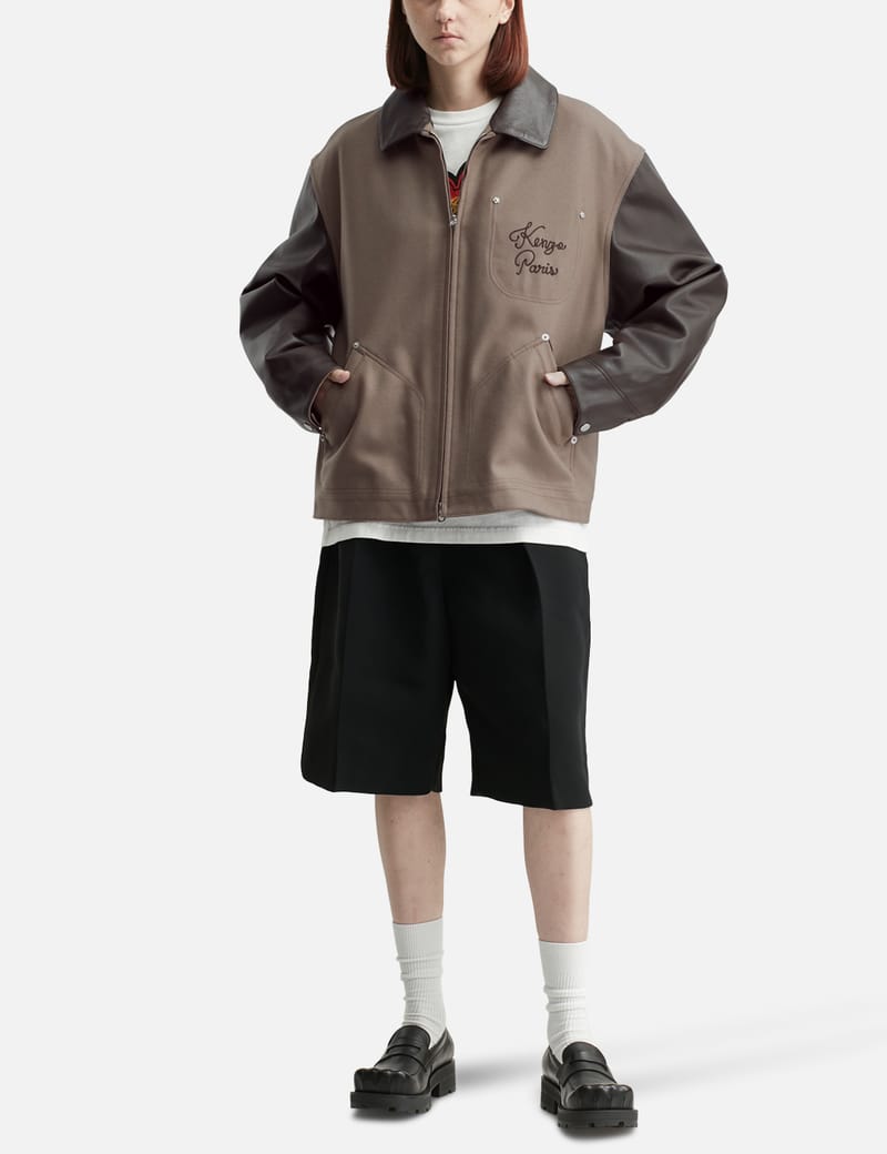 【KENZO】 ケンゾー (M) キモノジャケット ショート丈 綿100% KENZO】 ケンゾー (M) キモノジャケット ショート丈 綿100%