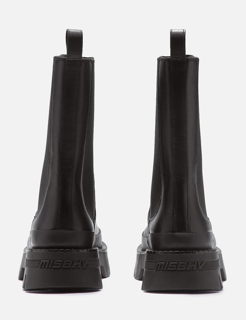 関税込み＊MISBHV＊レザー100% ロゴ 2000年のチェルシーブーツ The 2000 Chelsea Boot Black
