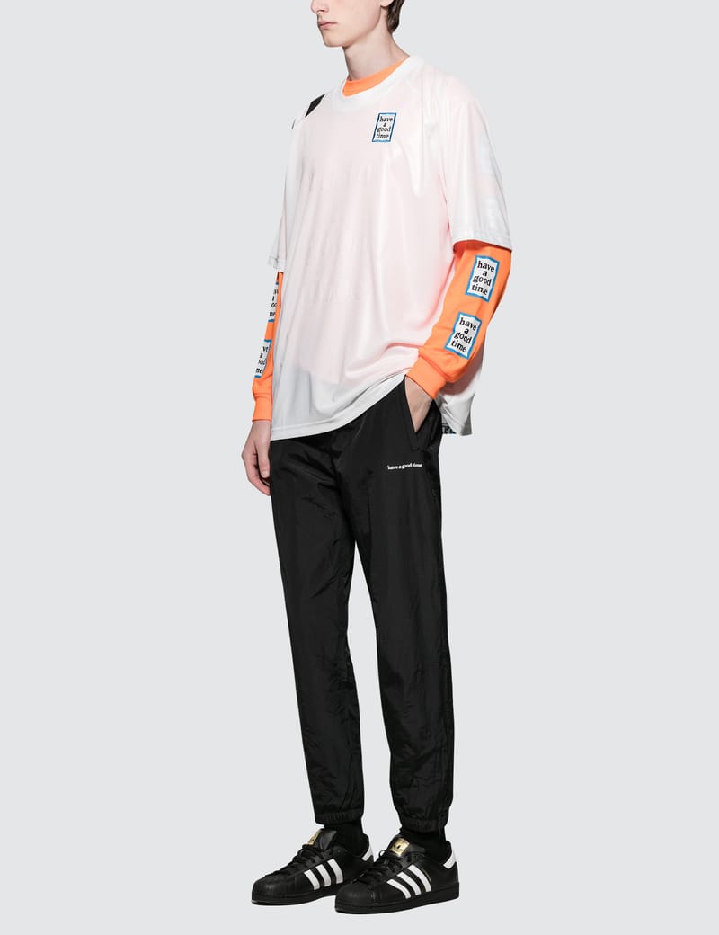 【HAVE A GOOD TIME 】x Adidas Game Jersey adidas Originals - Have A Good Time x Adidas Game Jersey