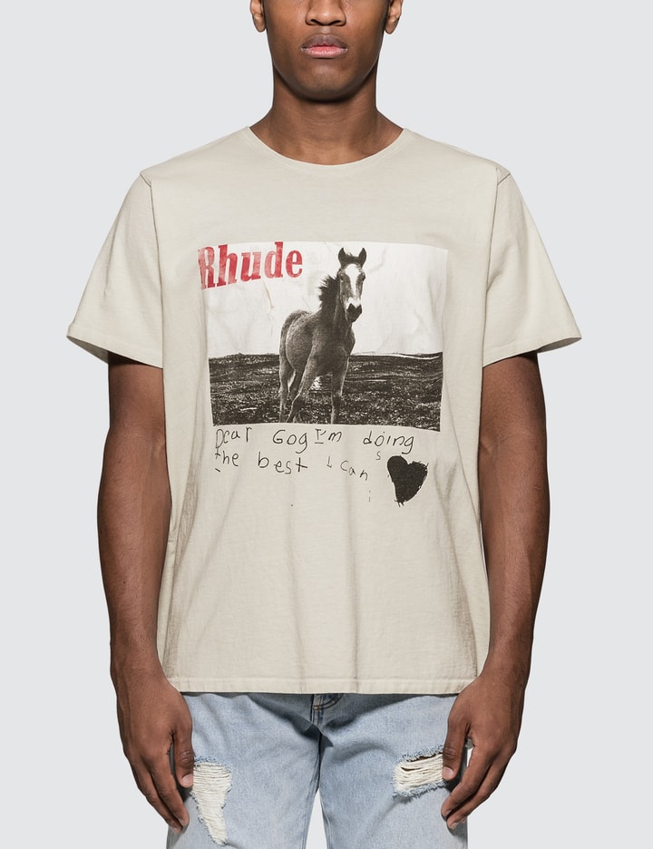 Rhude - Horse S/S T-Shirt | HBX - Globally Curated Fashion and ...
