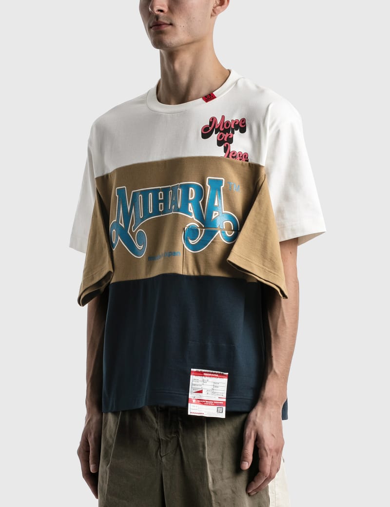 Maison Mihara Yasuhiro - Border Docking T-shirt | HBX - HYPEBEAST