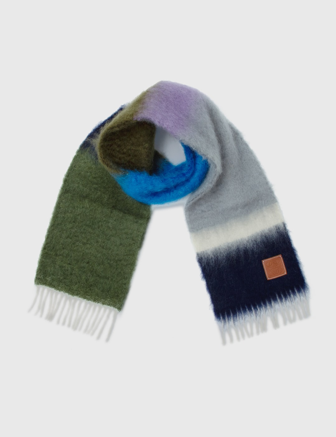 Loewe - Stripes Mohair Scarf | HBX - Globally Curated Fashion and ...