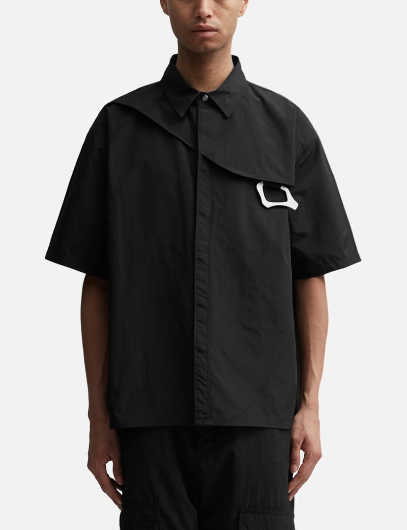 Heliot Emil カラビナシャツ HELIOT EMIL カラビナディテール シャツ | ブラック | FARFETCH JP
