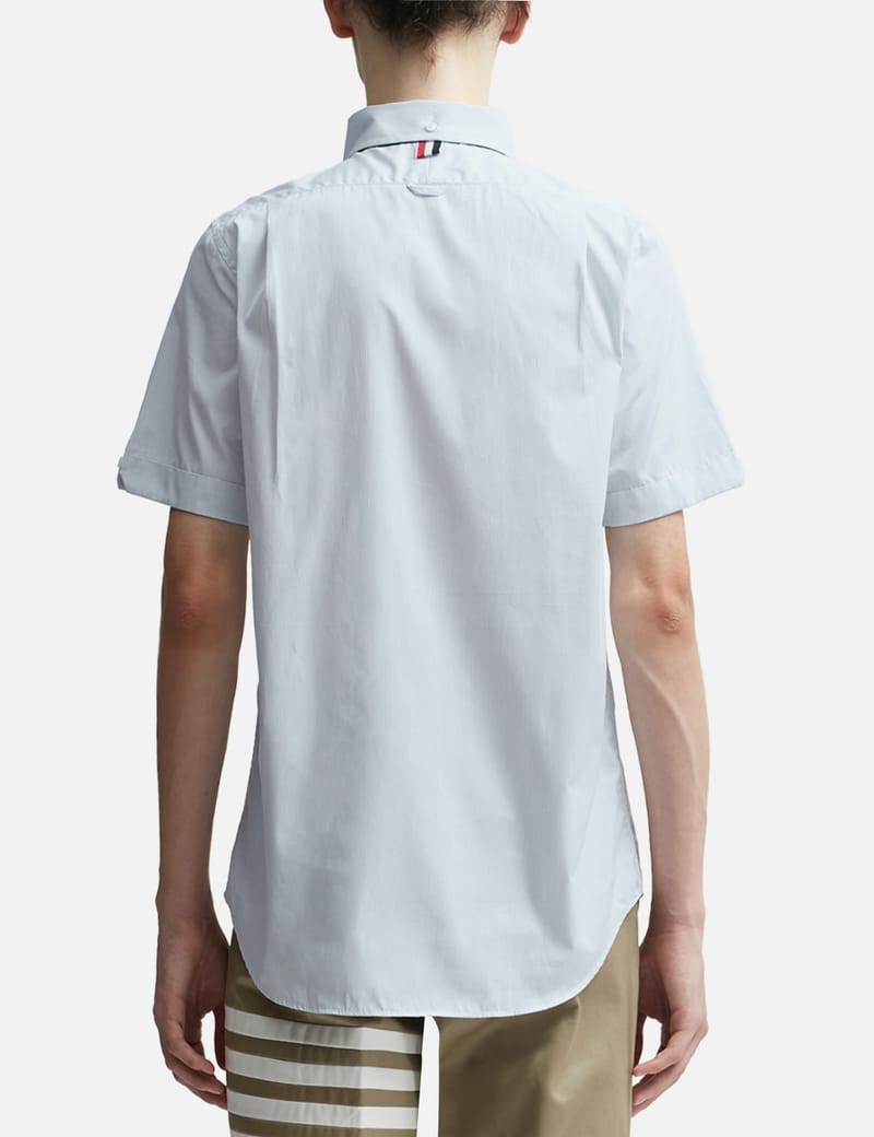 Thom Browne - PAISLEY JACQUARD TIE STRAIGHT FIT SHORT SLEEVE SHIRT