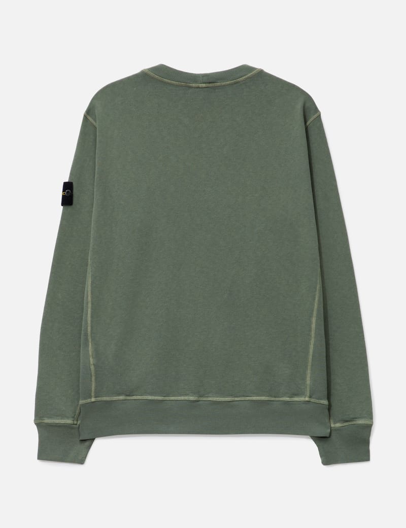 スウェット・トレーナー STONE  Malfile Fleece Sweatshirt Sand STONE ISLAND Malfilé Fleece Sweatshirt Sand