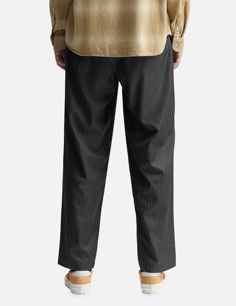 Stüssy - Stripe Volume Pleated Trousers | HBX - Globally Curated