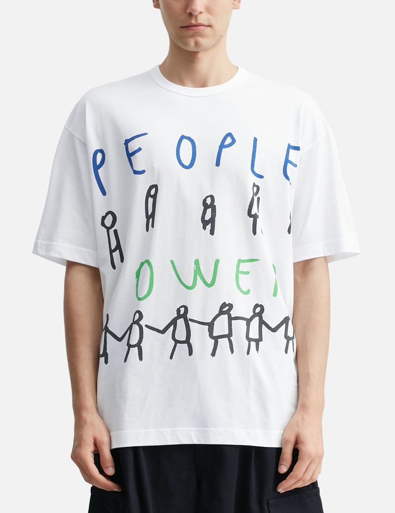 COMME des GARCONS&LACOSTE ポロシャツ Comme Des Garçons Shirt x Lacoste Asymmetric Cotton Polo Shirt